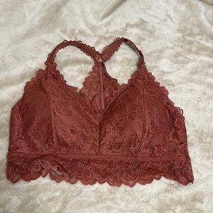 New rose bralette.